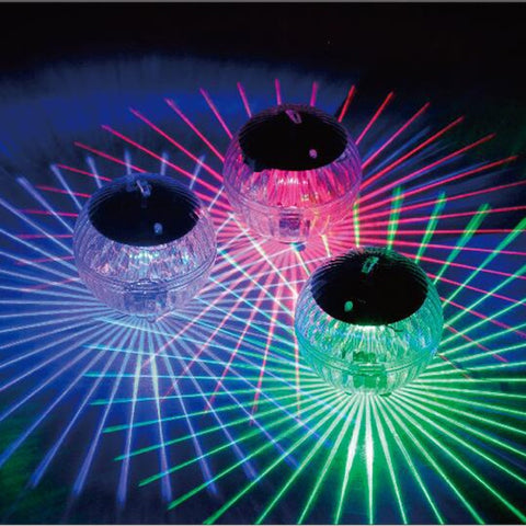 Swimming Pool Waterproof LED Solar Power Multi Color Changing Water Drift Lamp Floating Light Security Dropship#0409