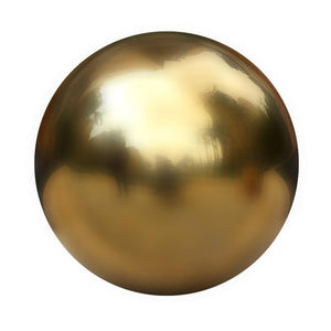 Stainless Steel hollow metal sphere Seamless metal garden decoration jardinage Gold Mirror Ball Diameter 25mm/32mm/75mm/100mm