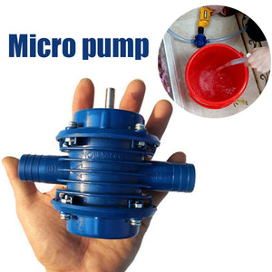 Metal Hand Drill Pump Water Pump Practical Convenient Micro Pump Home Self Priming Pump for Small Pump Drop Shipping Blue