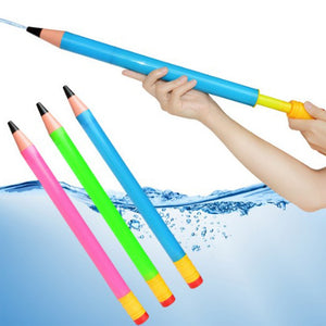 Swimming Pool Toy Pencil Water Guns 44cm Plastic Kids Pistol Blaster Summer  Beach Outdoor Shooter  Sprinkling Toys For Children