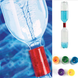 4pcs Science Cyclone Tube Vortex Bottle Water Connector Experiment Randomly Send