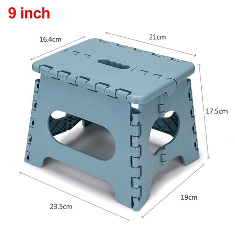 9/13inch Height Folding Step Stool Super Strong Stepping Stools Premium Heavy Duty Foldable Stool For Kids Adult Garden Bathroom