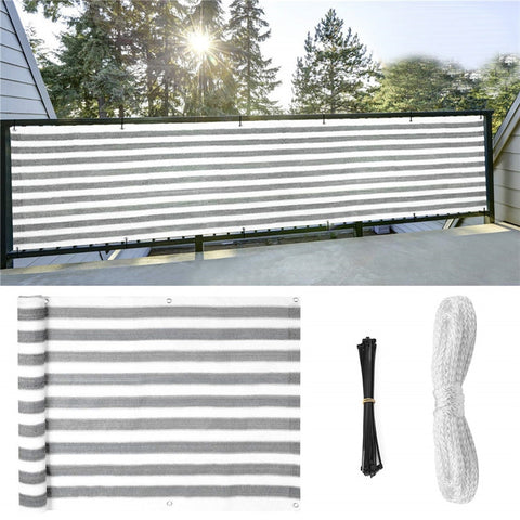 New Garden Sun Shade Net 0.9x5m Balcony Privacy Screen Fence Mesh For Balcony Windscreen Sun Shade UV-Proof 0607#20