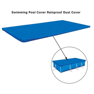 Lightweight Pool Cover Rainproof Protective Garden Thicken Home Keep Clean Rectangular Anti Dust Polyester Easy Use Above Ground