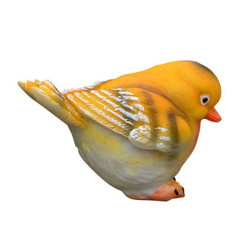 Cute Artificial Resin Birds Lawn Figurine Ornament Photo Props Yard Garden Craft Decor with Clip Party Decoration Gardening PY