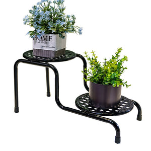 Iron Flower Rack Shelf Flower Rack Indoor Living Room Balcony Desk Flower Rack Multi-storey Floor-to-floor Flower Pot Rack