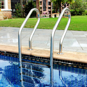 New Swimming Pool Ladder Rung Steps Stainless Steel Replacement Anti Slip Ladder Swimming Pool Accessories