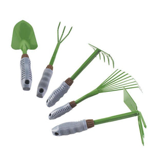 Five-piece Gardening Tools Potted Flower Shovel Dual-purpose Hoe Shovel Scorpion Seed Garden Tool Set Weed Removing Potted Plant