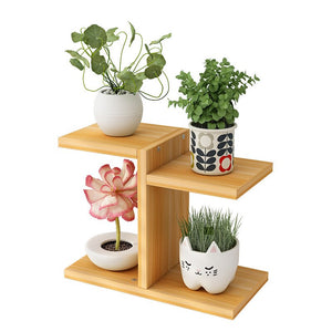 Flower Rack Small-scale Meaty Shelves Simplicity Multi-storey Mini Province Space Originality Balcony Desk Upper Admission Shelf