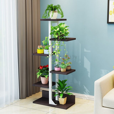 Multi-storey Interior Decoration Ground Province Space  Flowerpot Frame  Balcony