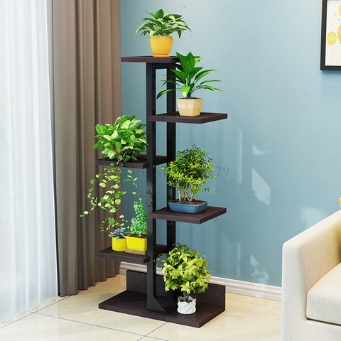 Multi-storey Interior Decoration Ground Province Space  Flowerpot Frame  Balcony