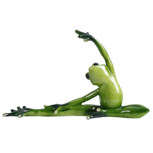 More Size Resin Yoga Frog Figurines Nordic Garden Crafts Decorations Porch Store Animal Ornaments For Home Accessories 40P