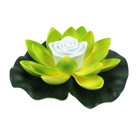 LED Energy Saving Lotus Lamp For Garden Pool Pond Fountain Decoration 18-28cm Artifical Floating Lotus Solar Powered Dropshippin