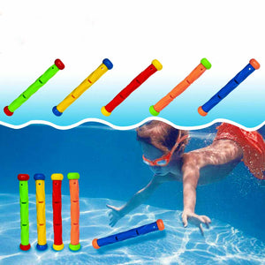 5Pcs/set Funny Kids Children Underwater Sports Swimming Pool Dive Game Stick Toys Diving Stick Toys swimming pool accessories