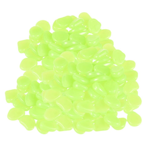 50Pcs Glow in the Dark Garden Pebbles Glow Stones Rocks for Walkways Garden Path Patio Lawn Garden Yard Decor Luminous stones