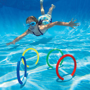 4 Pcs/Pack Child Kid Diving Ring Water Toys Underwater Swimming Pool Accessories Diving Buoys Loaded Throwing Toys Hot Sale #15