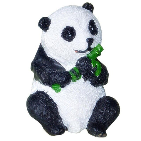 Resin Mini Panda Jewelry Micro Landscape Sculpture Decoration Gardening Micro-Landscape Simulated Life-like Panda Small Ornament