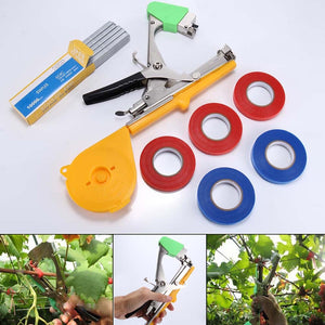 1 Set Plant Branch Hand Tying Staples +Tapener +TapesBinding Machine Flower Vegetable Garden Tools ALI88