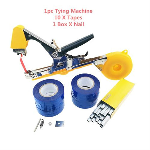 Garden Tools Plant Tying Tapetool Tapener Machine Branch Hand Tying Machine Tapetool Tapener Packing Vegetable Stem Strapping