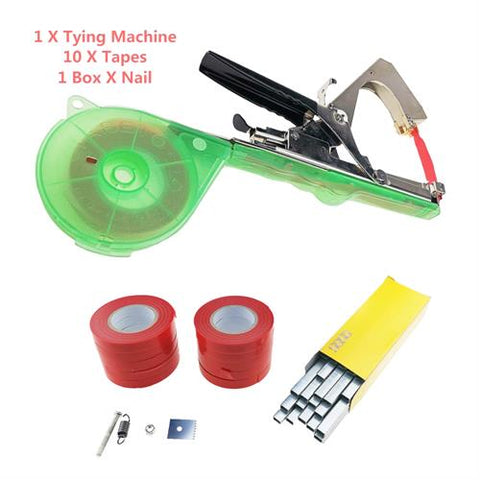 Garden Tools Plant Tying Tapetool Tapener Machine Branch Hand Tying Machine Tapetool Tapener Packing Vegetable Stem Strapping